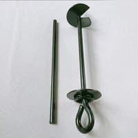 Câble d'attache pour chien robuste de 17 pieds avec kit d'ancrage au sol, idéal pour les grands chiens en extérieur, à la plage, dans la cour ou sur le chemin.