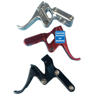 Composants de levier de poignée de jet de fabrication personnalisée accélérateur de doigt réglable en aluminium billette avec anodisation de couleur