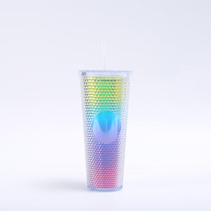 <span class=keywords><strong>Gobelet</strong></span> en plastique 710ml avec couvercle Paille en plastique double couche Ps Durian Cup avec prix bon marché - Product Image 6