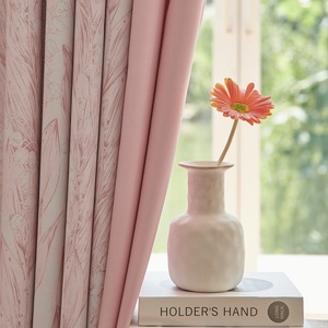 Vendita calda stile moderno oscurante 100% poliestere motivo floreale stampato <span class=keywords><strong>tende</strong></span> <span class=keywords><strong>per</strong></span> soggiorno <span class=keywords><strong>camera</strong></span> da letto della ragazza - Product Image 5