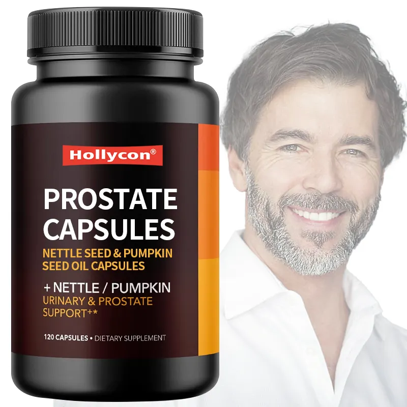 Prostaatcapsule Prostaat Gezondheid Brandnetel Zaad Pompoenpitolie Capsules Zag Palmetto Prostaatsupplement Voor Mannen