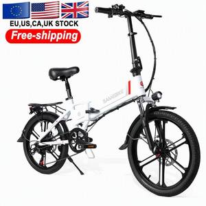 Sepeda Listrik Lipat Ban Kecil Suspensi Depan 20 Inci EU Warehouse 10.4V 250W350D untuk Perkotaan - Product Image 2