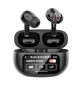 Écouteurs sans fil TWS A9 Pro de haute qualité avec ANC et ENC, écran tactile LCD, longue durée de vie de la batterie, qualité sonore HiFi - Product Image 1