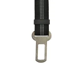 Ceinture de sécurité de <span class=keywords><strong>voiture</strong></span> pour <span class=keywords><strong>chien</strong></span> en nylon réfléchissant réglable, corde de sécurité de voyage élastique durable pour chiots, chiens de petite et grande taille, bouledogues français, animaux de compagnie - Product Image 5