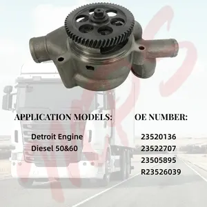 Water Pump Engine Spare Parts For Detroit Diesel Engine 50 60 OE R23526039 23520136 23522707 23505895