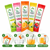 Compléments Nutritionnels Poudre d'Électrolytes pour l'Hydratation Marque Privée Boisson Sachets OEM Poudre d'Électrolytes aux Fruits Keto