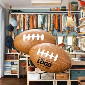 Mini Balón de Fútbol de Espuma de Nylon de 4 cm, Pelota de PU de Rebote Lento con Patrón de Cubos para Aliviar el Estrés, Juguete Promocional para Ferias Comerciales - Product Image 3