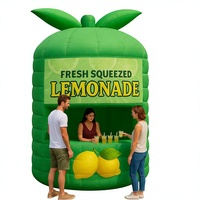 Tente portable imperméable, stand de limonade, thème plage, vert vif, installation facile, décoration de fête en plein air, anniversaire en plein air, 8-10 personnes