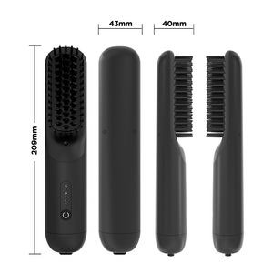 Hair Straightener Comb 3000mAh 7.4V Wireless Portable With Negative Ion For Home Use - Product Image 4