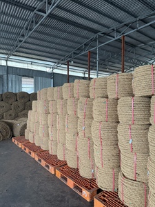 Rouleau de corde en fibre de coco naturelle de qualité supérieure, épaisseur 16 à 20 mm, matériau durable pour la fabrication de tapis en coco et le soutien des plantes de jardin - Product Image 3