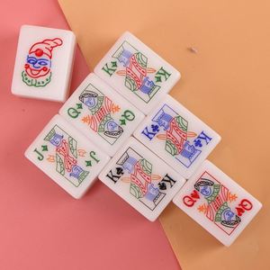 Latin American <b>Poker</b> Mahjong <b>Set</b> Melamine Acrylic Creative Custom Pattern Hand Play Table Game for South America - Product Image 6