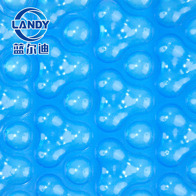 Blue Bubble Pool Cover