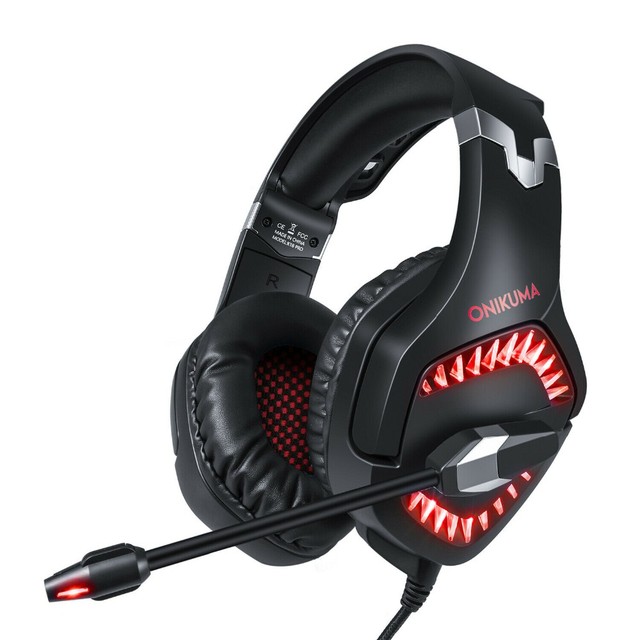 K1 PRO High Quality Wired Gaming Headset Over Ear for Gaming Device With Mic