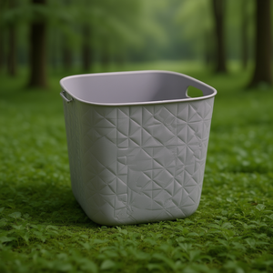 Panier en plastique recyclé Cube (28x28x27cm) SOFTEX Tortora K258711 - Product Image 3