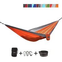 Hamac de survie portable pour camping, jardin, extérieur, loisirs, voyage, double balançoire suspendue