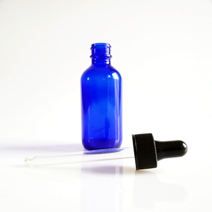 Botella de vidrio con gotero Tianjing de 30 ml con tapa negra para almacenamiento y dispensación de aceites esenciales - Product Image 1