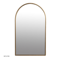 Decorative Window Pane Mirror With Gold Iron Frame for Home Living Furniture Espejos Decorativos