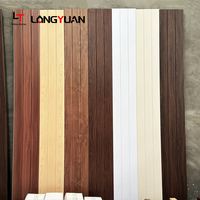 Panel Decorativo Moderno de PVC para Techo para el Hogar, Material de Construcción Interior Ecológico, Placas de PVC para Cielo Raso