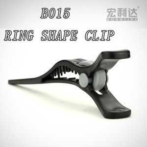 Usine directe 5cm <span class=keywords><strong>Crocodile</strong></span> anneau forme <span class=keywords><strong>pince</strong></span> à cheveux plastique respectueux de l'environnement pour cheveux longs et courts - Product Image 3