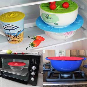 Tapa de Silicona al Vacío para Almacenamiento de Alimentos, para Tazas, Tazones, Ollas y Otras Piezas de Utensilios de Cocina - Product Image 4