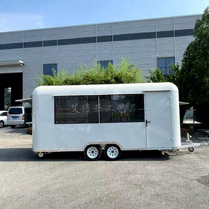 Camión de Comida Móvil Multifuncional con Cocina Completa para Helados, Uso en Exteriores, Construcción de Acero Galvanizado Resistente a la Oxidación - Product Image 1