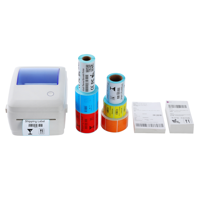4 Inch USB/WiFi Interface Desktop Thermal Label Printer 203DPI 1-Year Warranty Thermal Paper for Shipping Labels Receipts