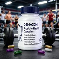 KANION Complexe Santé de la Prostate - Extrait de Palmier Nain, Pygeum Africanum et Graine de Citrouille - Capsules de Gélatine Dure pour la Santé Masculine