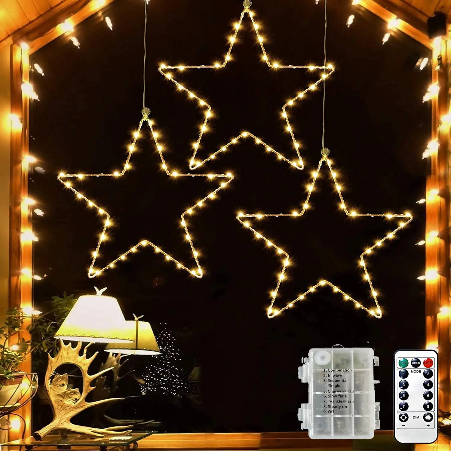 Scandinavian Style Night Light LED lights Metal Wreath Signs Frame Battery lights for Christmas Home Bedroom Decoration