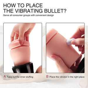 Masturbador Masculino Realista de Bolsillo con Vibración Potente para Inserción, Copa de Masturbación para Hombre - Product Image 3