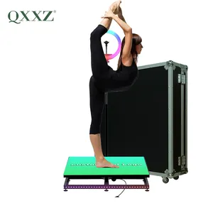 QXXZ led stand lighting 360 photo booth photography 50cm 360 booth with led lights 360 photo booth