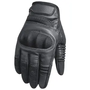 Protective Rubber Leather Anti-Slip Full Finger Cycling Motorcycle Sports Combat Work Tactical Gloves