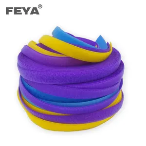 Self Gripping Garment Accessories Supplier Hot Sell Colorful Nylon Hook And Loop Fastener Tape