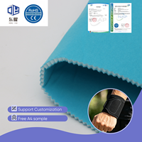 Tissu en mousse stratifiée en velours haute densité, matériau stratifié en mousse de velours résistant à l'usure pour rembourrage de protection sportive articulée