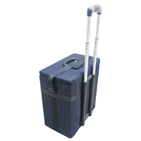 Cosee 2030 Valise de présentation portable classique pour lunettes optiques et de soleil, avec roulettes