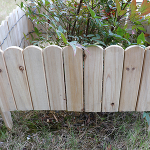 Bordure de clôture de jardin en bois bordure en bois fleur d'arbre - Product Image 5