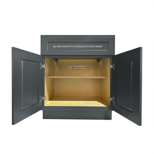 Gabinetes de Cocina Estilo Shaker de Alliance Building Materials, Modelo B24-B30, Modulares, Listos para Armar, con Herrajes de Cierre Suave - Product Image 1