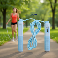 Cuerda de Saltar Digital Electrónica con Acabado Mate, 270 cm, para Uso Doméstico