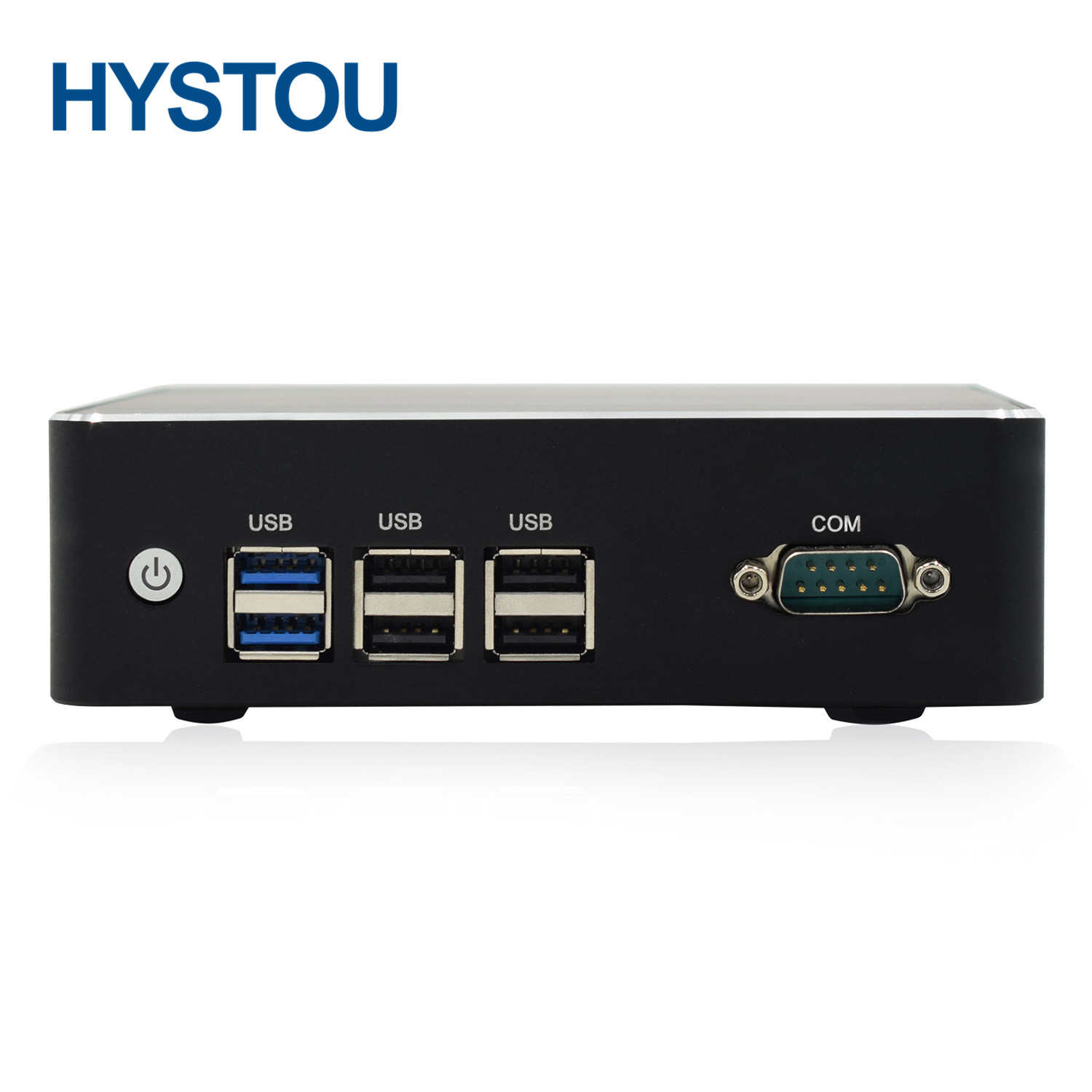 Hystou четырехъядерный N3160 безвентиляторный мини-ПК Win7 10 двойной LAN брандмауэр сервер микро компьютер