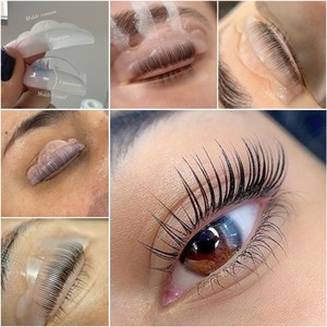 Lash Lift Shield Self-sticky Eyelash Perm Rod Sin pegamento Mezcla coreana Almohadillas de silicona <span class=keywords><strong>Elle</strong></span> Extreme Shields Lash Lift Tint Glue Free Rod - Product Image 5