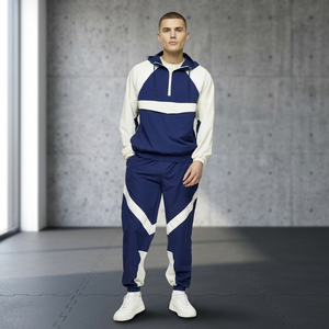 Ensemble de survêtement d'hiver unisexe OEM en coton 2024, coupe-vent réfléchissant personnalisé, polaire respirant, pour la randonnée et le jogging - Product Image 2