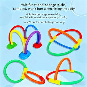 Bâtons ronds en mousse éponge colorés, jouets souples pour enfants, entraînement à l'intégration sensorielle, GZ RTS, commande en gros mixte - Product Image 2