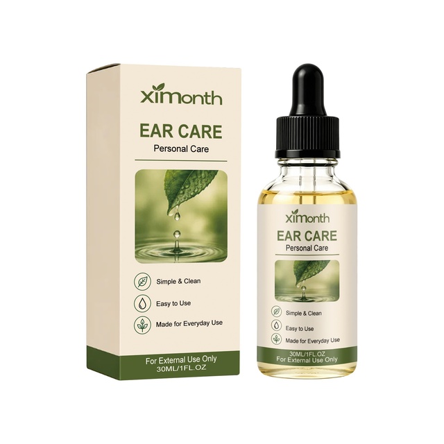 Private Label Eye Care Supplement Ear Care Drops Gentle Cleaning Decontamination Refreshing Daily Easy to Use Ear Care Dropper