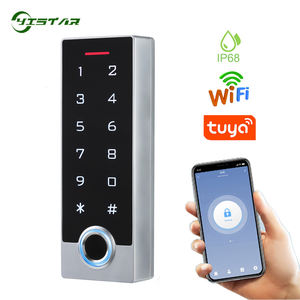 Controlador de Acceso Biométrico con Huella Digital TF2 IP68 Resistente al Agua, con WIFI, Aplicación Tuya, Tarjeta RFID Metálica, Sistema de <span class=keywords><strong>Control</strong></span> de Acceso Autónomo para Puertas - Product Image 1