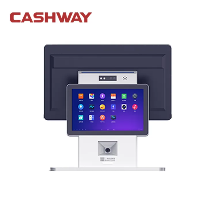 In einer Registrier kasse/pos Terminal/pos System Touchscreen Alle Cashway Android 15 Zoll POS Dual Screens Pos Machine CN;TIA