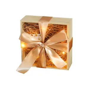 사용자 정의 새로운 디자인 나무 상자 화장품 보석 오픈 선물 나무 포장 상자 손잡이