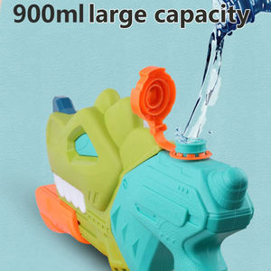Pistola de agua de <span class=keywords><strong>dinosaurio</strong></span> barata, juguete de plástico para niños, pistola de agua de batalla con capacidad Ultra grande, juego de agua de juguete de verano para niños - Product Image 4