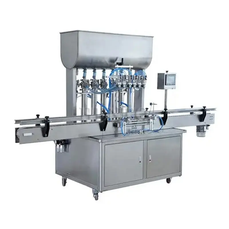 Máquina de enchimento de pasta de aço inoxidável 4 cabeças/máquina automática de enchimento de pasta/máquina de enchimento de pasta