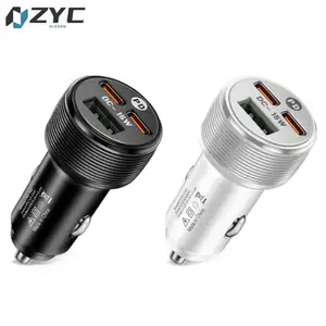 5V 3A Mobile Phone Charger Adapter DC 15W USB PD Type-C Car Phone Charger Portable Travel Car Charger Splitter for Apple Android