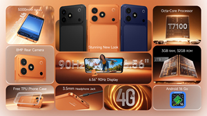สมาร์ทโฟน Ulefone Note 23 รุ่น 3+32G หน้าจอ 6.56 นิ้ว กล้องหลัง 8MP กล้องหน้า 5MP แบตเตอรี่ 5000mAh ชิปเซ็ต Unisoc T7100 ระบบปฏิบัติการ Android 16 - Product Image 6