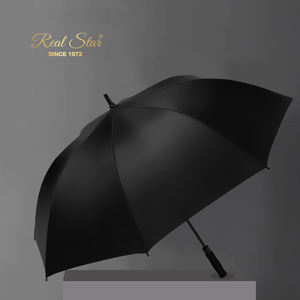 <span class=keywords><strong>RST</strong></span> tamaño grande 27 pulgadas 8 costillas negro fibra de vidrio a prueba de viento <span class=keywords><strong>Golf</strong></span> barato logotipo paraguas para hombre - Product Image 2